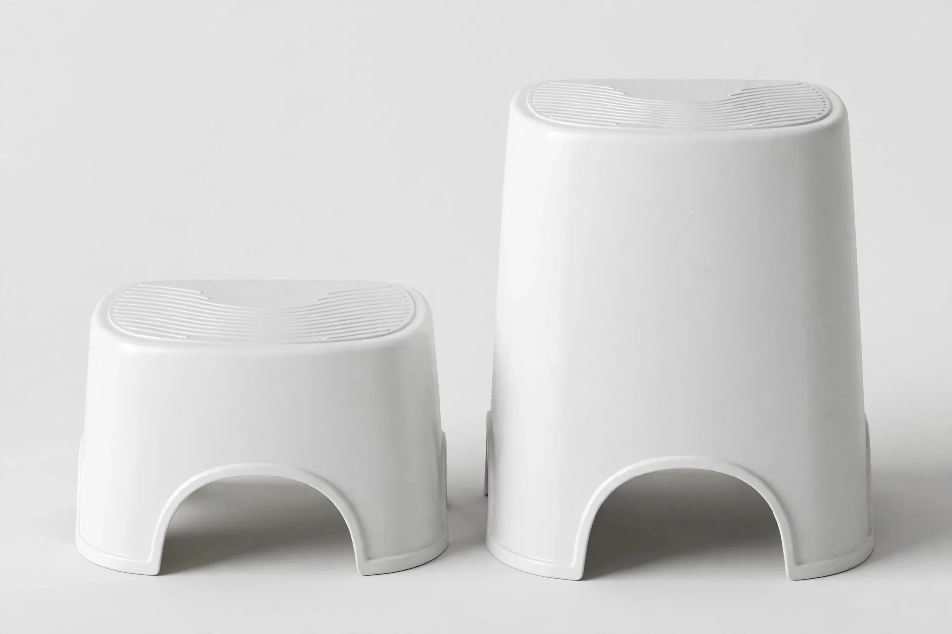 Toilet stool size guide — comparing 5 inch, 7 inch and 9 inch squat stool heights